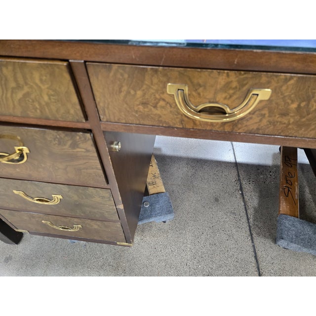 1970s Kittenger Faux Companion Rosewood Desk For Sale - Image 5 of 9