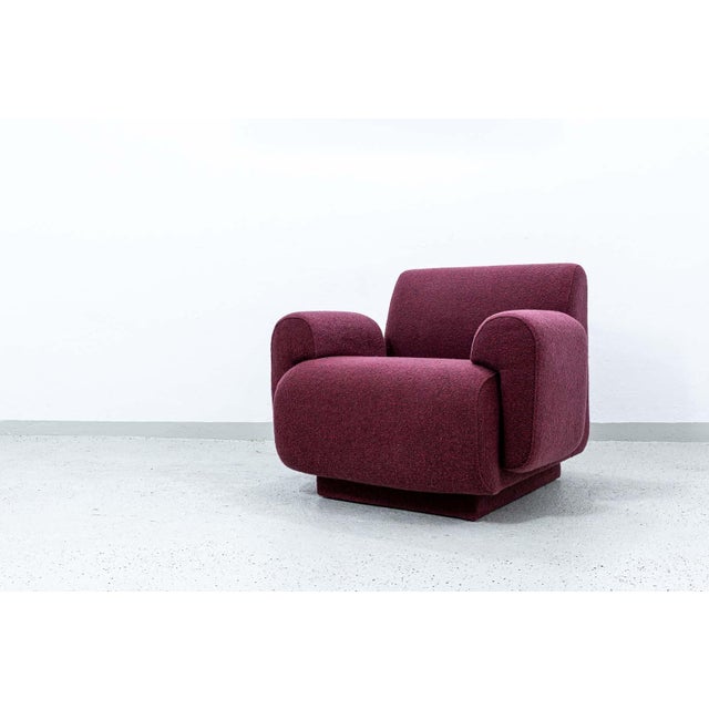 Purple Space Age Lounge Chair by Eberhard Geißler for Oelsa, Germany, 1978 For Sale - Image 8 of 16