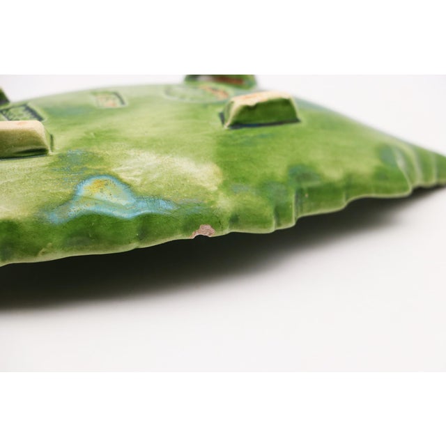 1930s Set of Two Small Serving Dishes by Bordallo Pinheiro, Featuring a Design of Cherries on Leaves For Sale - Image 12 of 12