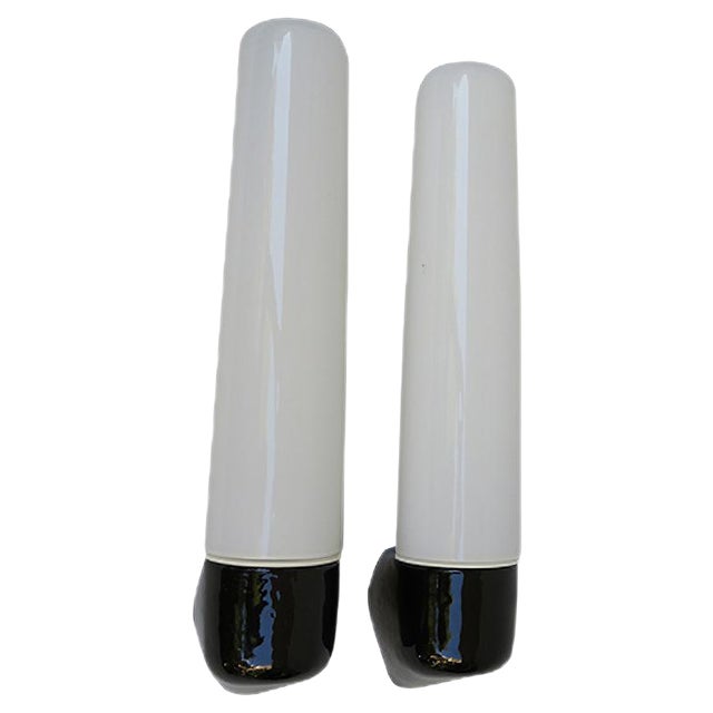 Mirror Wall Lights by Wilhelm Wagenfeld for Lindner, 1960s, Set of 2 For Sale