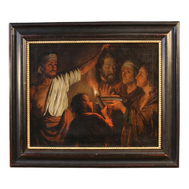 Flemish Artist, Salome with the Head of St. John the Baptist, 1820, Oil on Canvas For Sale