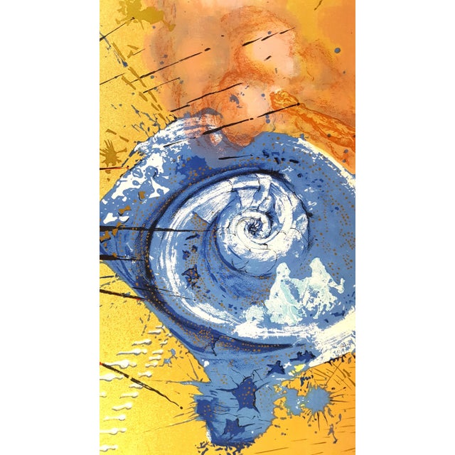 Brown Salvador Dali - Don Quichotte - Original Lithograph 1957 For Sale - Image 8 of 9