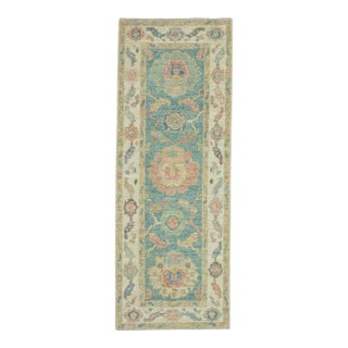 Turkish Oushak Runner Rug 2'3" x 5'11" #17529 For Sale