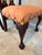 Vintage Chippendale Carved Mahogany and Damask Dining Chairs - Set of 4 For Sale - Image 14 of 18