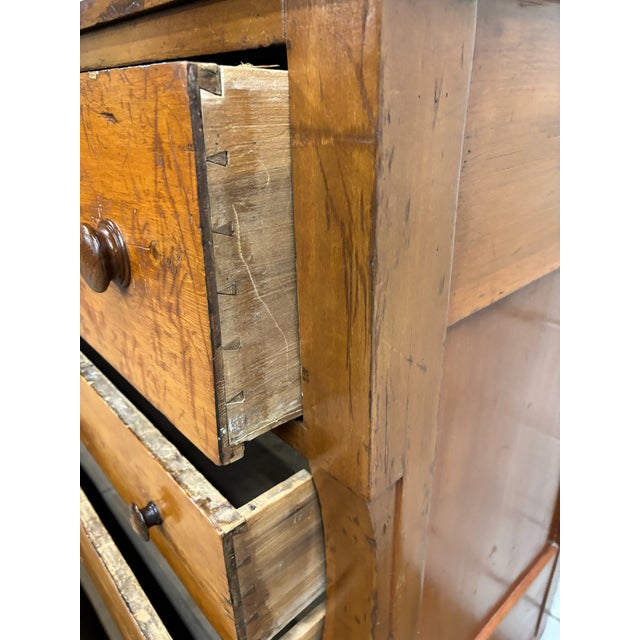 Brown Antique 19th Century American Empire Chest For Sale - Image 8 of 12