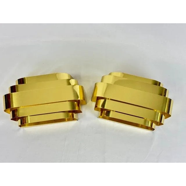 Mid-Century Modern Pair of Curtis Jere Style Wall Sconces by Lightolier For Sale - Image 3 of 12