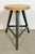 Brown Industrial Green Workshop Stool, 1960s For Sale - Image 8 of 18