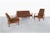 Mid-Century Modern Mid-Century Modern Teak Sofa and Chairs Set, 1960s For Sale - Image 3 of 12