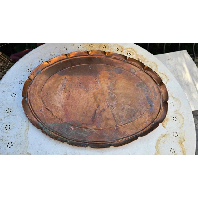 Art Deco Copper Samovar Tray, 1920s For Sale - Image 4 of 4