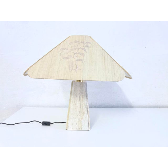 Large Table Lamp with Marble Base by Ruf Design, 1970s For Sale - Image 6 of 18