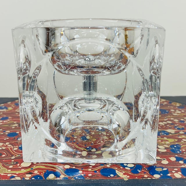 1960s Beautiful Daum France crystal object collectible art glass object contemporary design French crystal signed luxury home decor For Sale In Kansas City - Image 6 of 10