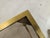 Vintage Gold Brass Coffee Table, 1950s For Sale - Image 17 of 18