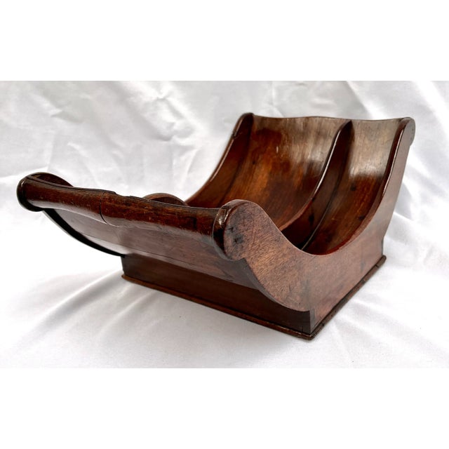 English Antique 1800s Mahogany Cheese Coaster For Sale - Image 3 of 12