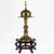 Metal Antique Indian Pierced Bronze Incense Burner on Wooden Stand For Sale - Image 7 of 7