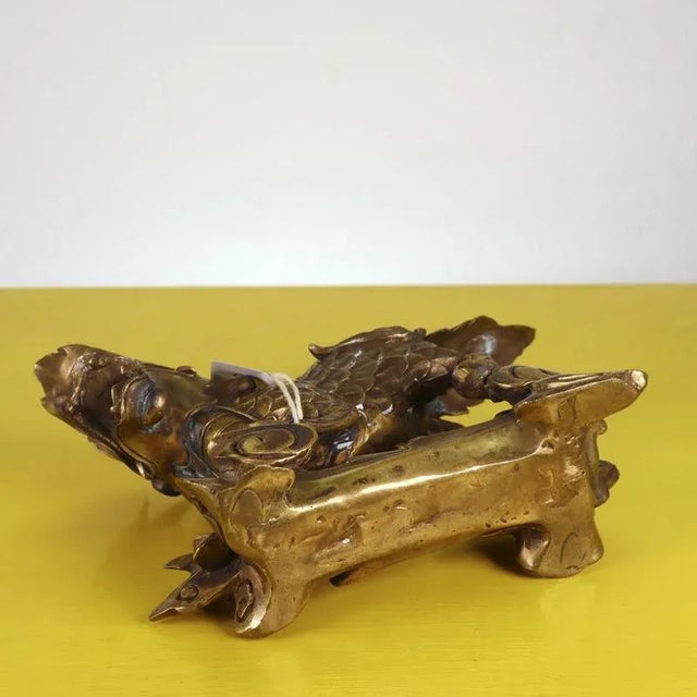 Chinese Brass Dragon Sculpture For Sale - Image 11 of 12