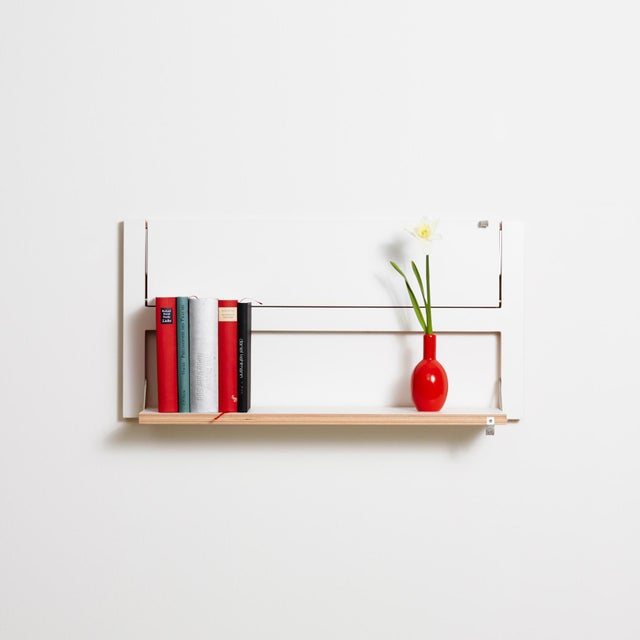Not Yet Made - Made To Order Fläpps Shelf 80×40-2 in White by Ambivalenz For Sale - Image 5 of 5