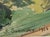 Mid-Century Modern 1950 Mid-Century Modernist Rural Landscape Watercolor, Signed & Framed For Sale - Image 3 of 11