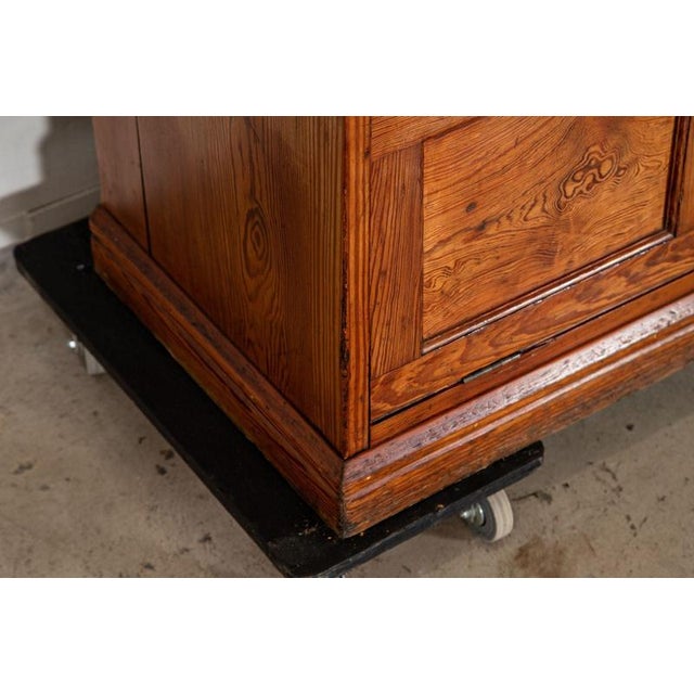 19th Century English Glazed Pine Bookcase, 1880 For Sale - Image 15 of 17
