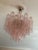Pink Murano Glass Chandelier For Sale - Image 6 of 9