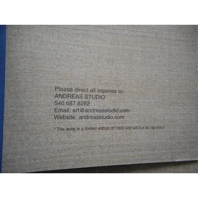 2000 - 2009 Abstract George Andreas Signed Ltd. Ed. Lithograph For Sale - Image 5 of 5