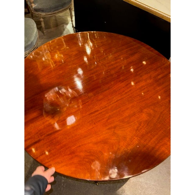 Biedermeier Early 19th Century German Biedermeier Mahogany Center For Sale - Image 3 of 8