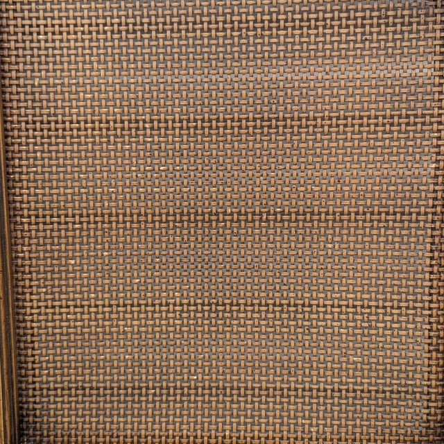 Vintage Thomasville Woven Rattan King Headboard For Sale - Image 15 of 17