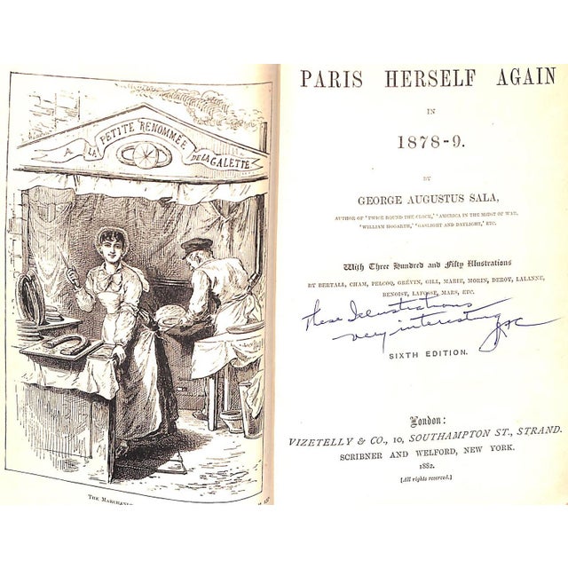 SALA, George Augustus [539] pp. Vizetelly & Co./ Scribner and Welford 1882 Sixth Edition 8 1/4" x 5 1/2"