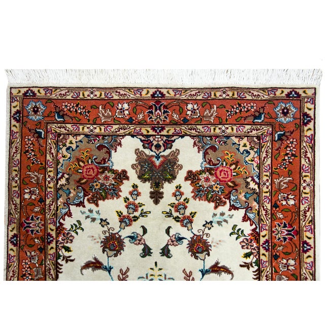 Vintage Persian Tabriz Rug For Sale - Image 15 of 16