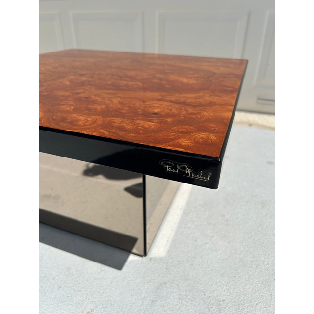 Burl Wood Coffee Table by Paul Michel for Roche Bobois, 1970s For Sale In Miami - Image 6 of 12