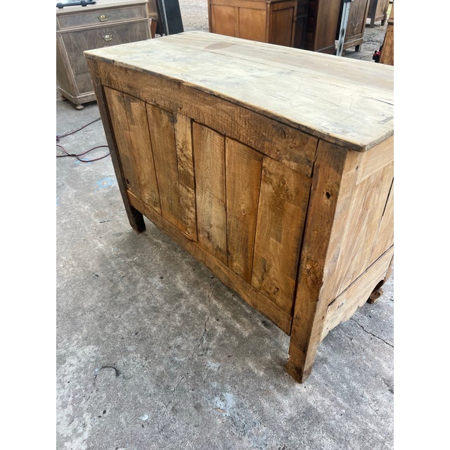 French 18th Century Louis XV Bleached Walnut Two Door Buffet For Sale - Image 4 of 12