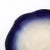 Pol Chambost Mid-Century Abstract Blue & White Oyster Form Ceramic Plate Signed Pol Chambost For Sale - Image 4 of 12