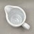 Ceramic Vintage White Mid-Century Modern Farmhouse Ceramic Pitcher For Sale - Image 7 of 9
