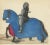 Mid 19th Century Knights on Striped and Starry Caparisoned Horses, 1842, Paper For Sale - Image 5 of 7