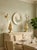 Vintage 3d Raised Geranium Botanical Ceramic Wall Platter For Sale - Image 12 of 12