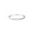 Contemporary Dainty Diamond Pinky Ring 18k White Gold, Size 8 For Sale - Image 3 of 5