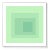 Paper Geometric Art Set in Deco Greens - 36" X 36" For Sale - Image 7 of 12