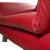 Three-Seater Sofa in Red Leather from Koinor Rossini For Sale - Image 6 of 15