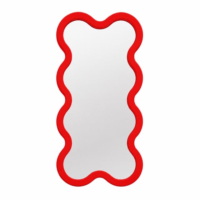 Modern Architectural Narrow Wall Mirror - Hvyli 8 by Oitoproducts For Sale - Image 10 of 15