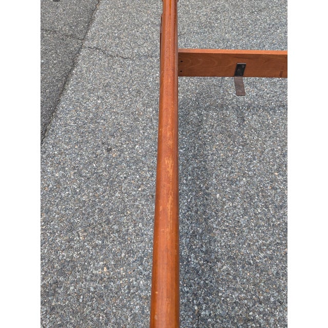 Brown Vintage Whitney Traditional Solid Cherry Four Half Poster Full Size Bed Frame. For Sale - Image 8 of 12