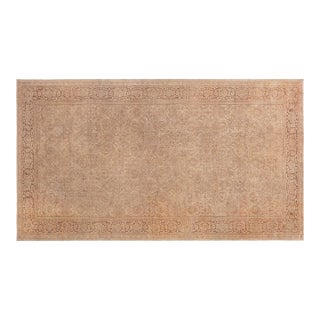 Authentic Persian Sultanabad Botanic Design Handmade Wool Rug For Sale