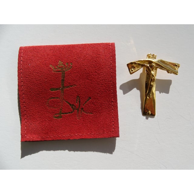 Christ of Saint John of the Cross Pendant in the style of Salvador Dali For Sale - Image 5 of 6