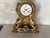 19th C French Louis XVI Gold Bronze Mantel Clock - 1 Pc For Sale - Image 4 of 18