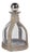 Bilthoven Hair-On-Hide Leather Decanter with Stopper For Sale