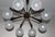 Metal Large Chandelier with Eight Diffusers, 1960s For Sale - Image 7 of 8