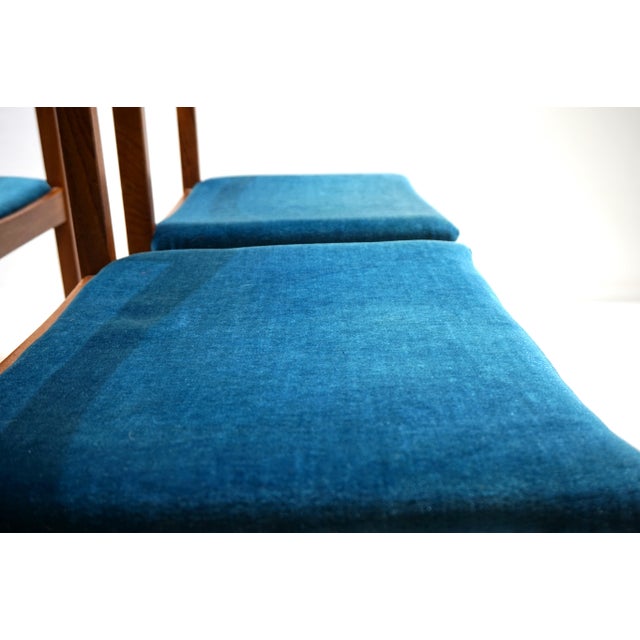 Wood Tectonia Dining Chairs by Jussi Peippo for Asko Finland, 1960s, Set of 4 For Sale - Image 7 of 18