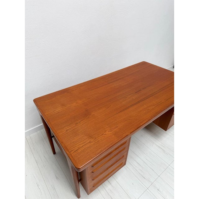 Danish Teak Executive Writing Desk by Ib Kofod-Larsen, 1960s For Sale - Image 16 of 18