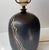 Black Danish Modern Satin Black Ceramic Table Lamp by Aino Grib, 1980s For Sale - Image 8 of 9