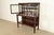 Charles Rohlfs Antique Arts & Crafts Carved Mahogany Sideboard or Bar Cabinet With Leaded Glass Doors, Circa 1900 For Sale In South Bend - Image 6 of 15