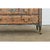 A unique painted bow-front commode/chest of drawers from the late 18th century in striking finishes and proportions that...