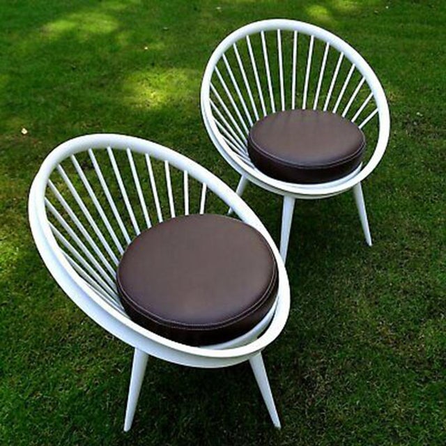 1960s Ellipse Armchairs from Swedese, Set of 2 For Sale - Image 5 of 10